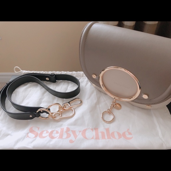 See by Chloe Mara bag: Motty grey & cream leather - Picture 2 of 7
